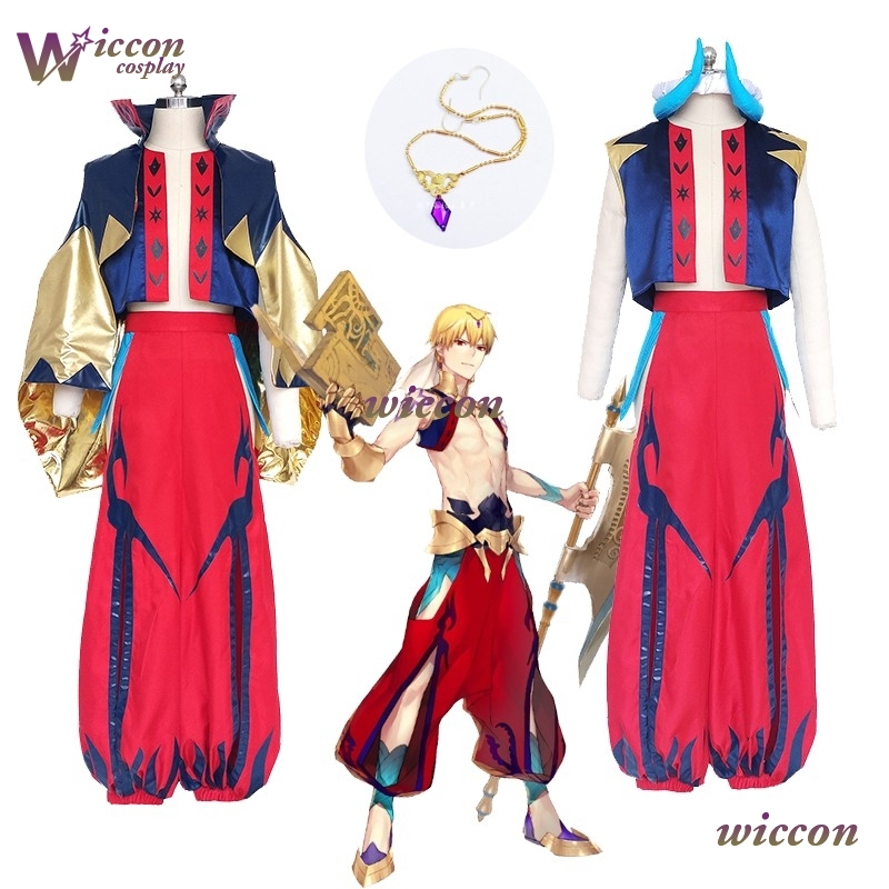 Cosplay Anime Expo - Anime FGO Caster Gilgamesh Fate Cosplay