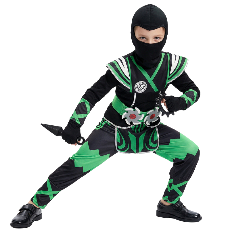Anime Cosplay Japanese Girl - Zestaw Kostiumu Japońskiego Ninja dla Dzieci