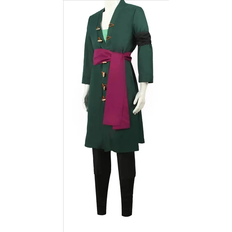 Anime Cosplay To Buy - Kostium Cosplay Anime Roronoa, Zielony Płaszcz,