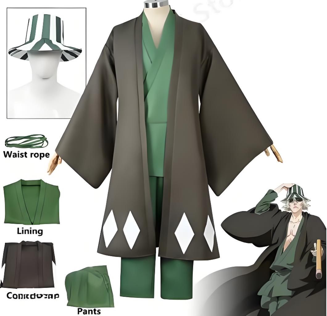 Bleach Captain Coat - Gorący Anime Bleach Cosplay Urahara Kisuke