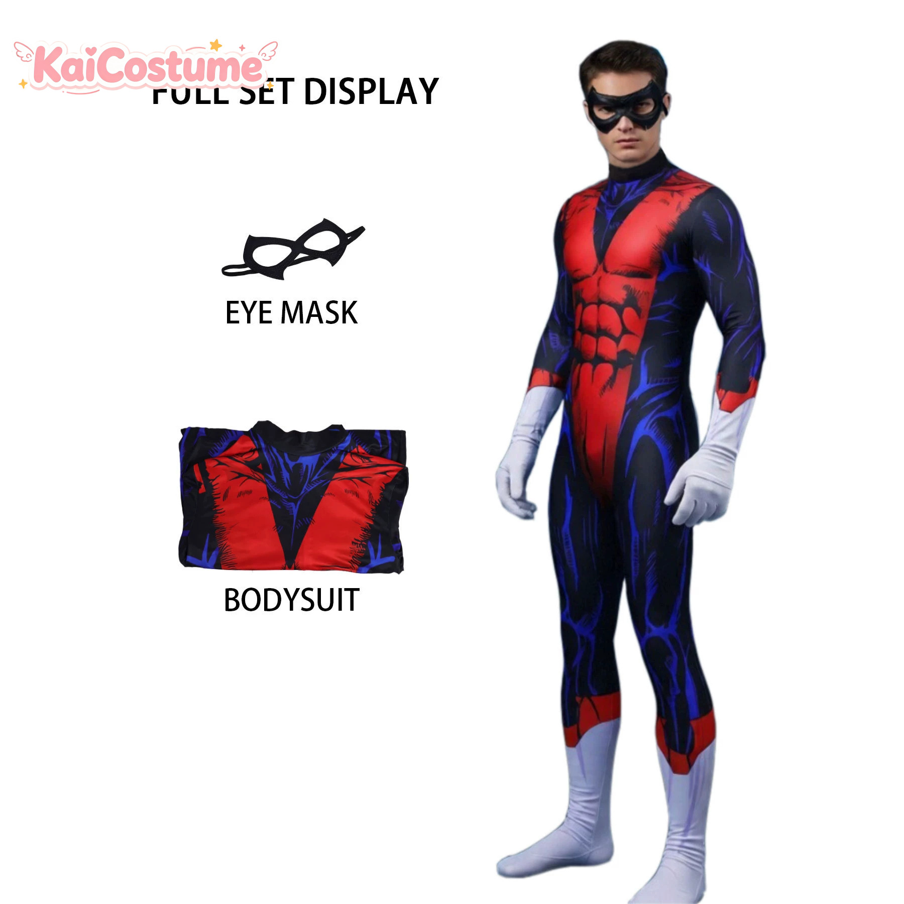 Cosplay Anime Expo - Kurt Wagner Nightcrawler 97 Kombinezon Cosplay