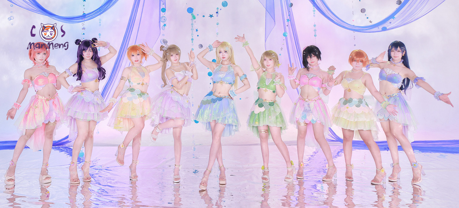 Anime Cosplay Dress For Women - Anime LoveLive! Kostium Syreny Hanayo Koizumi