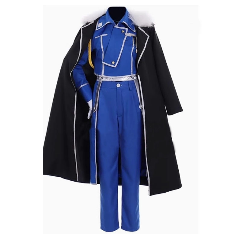 Fullmetal Alchemist Coat - Nowy Kostium Cosplay Anime Alchemist Roy