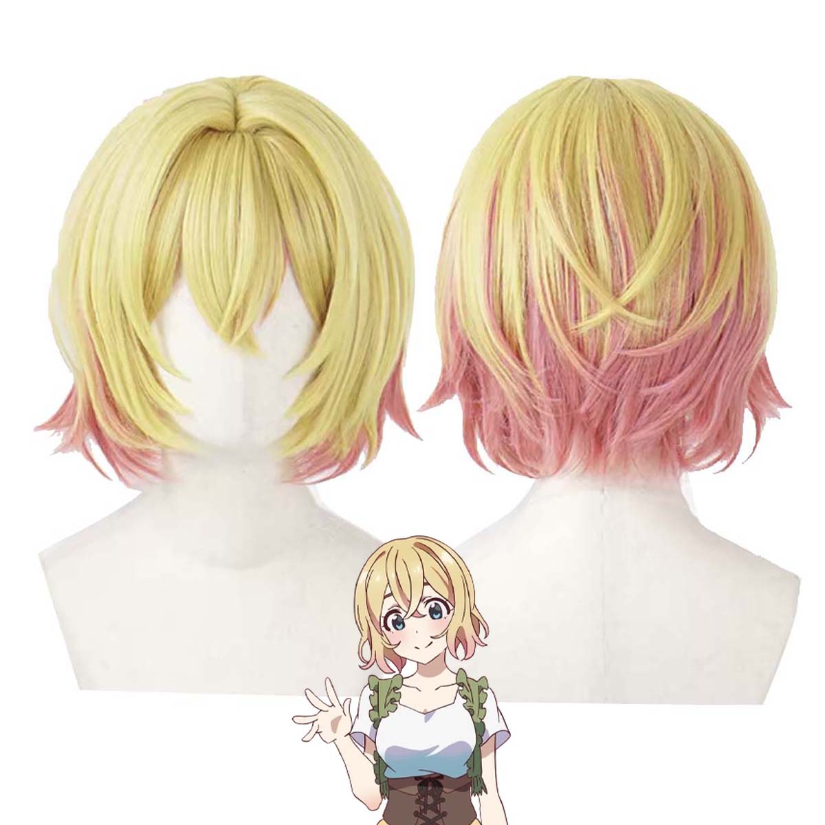 Anime Cosplay Girlfriend - Peruki Cosplay Anime Rent-A-Girlfriend Asami Nanami