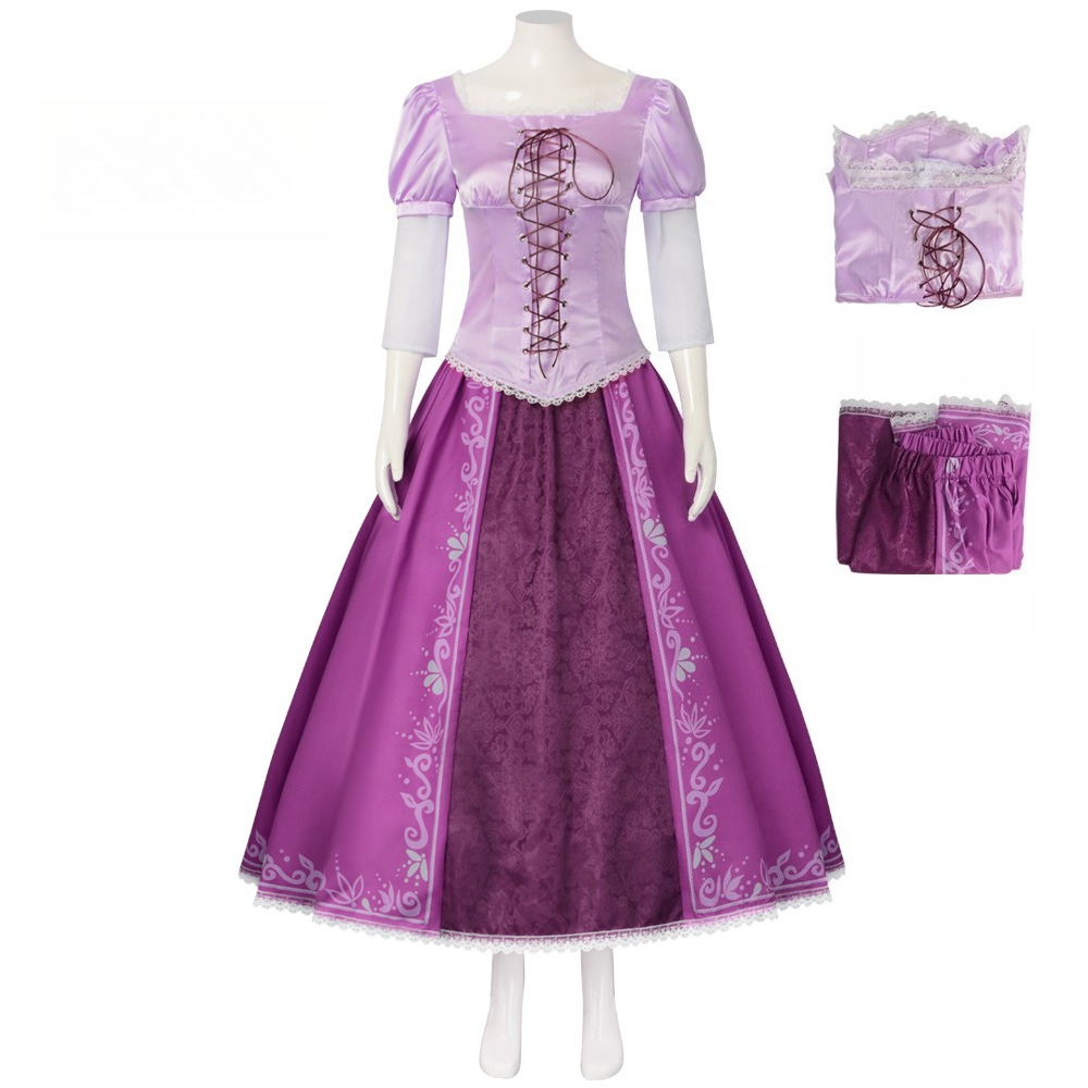 Anime Cosplay Romance - Kostium Halloween Rapunzel Anna dla kobiet,