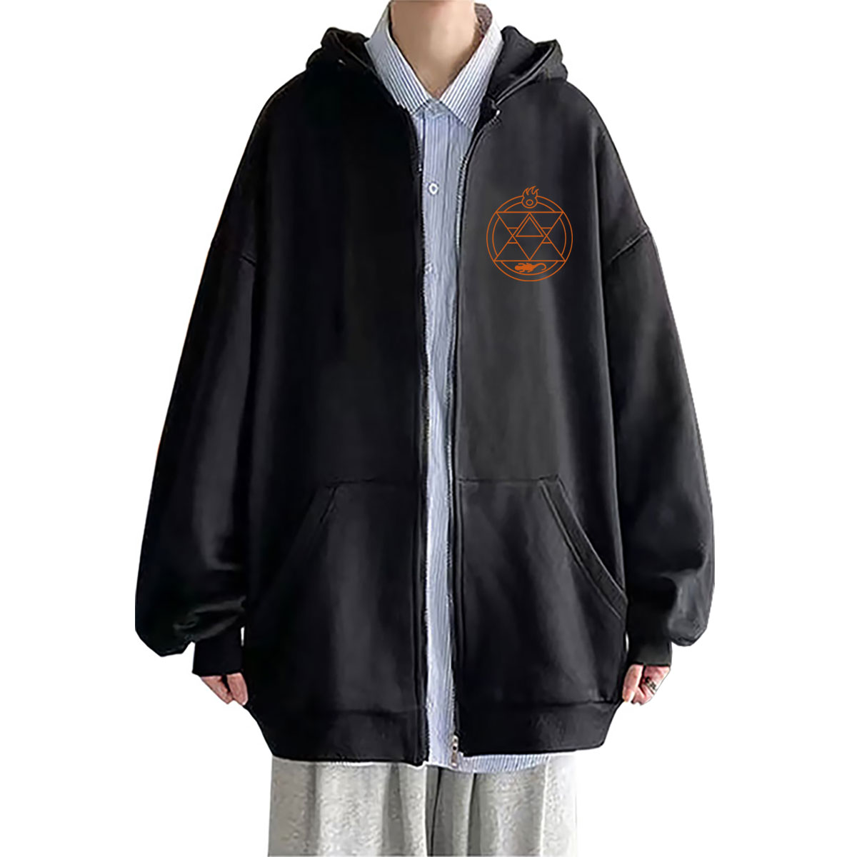 Fullmetal Alchemist Coat - Anime Fullmetal Alchemist Roy Mustang Graficzna