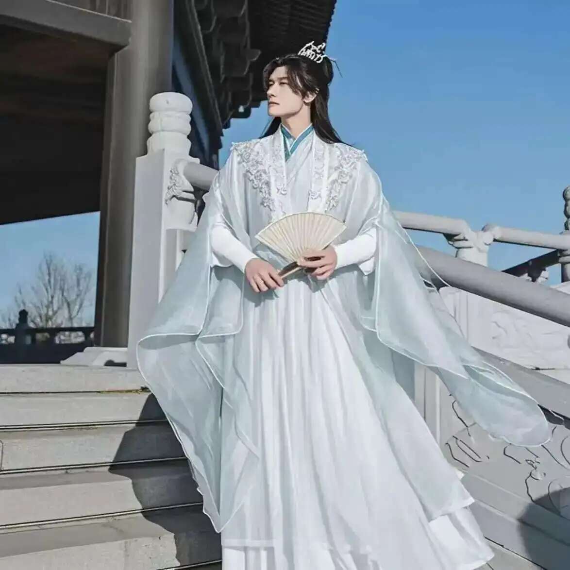 Anime Cosplay Dress For Women - Duży Rozmiar 3XL Hanfu Męski Chiński