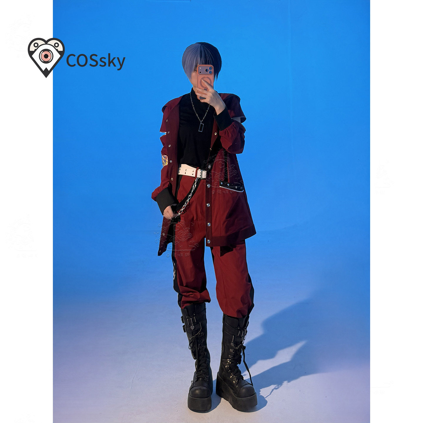 Anime Cosplay Red - Kostium Cosplay Toya Aoyagi, siedem pudełek,