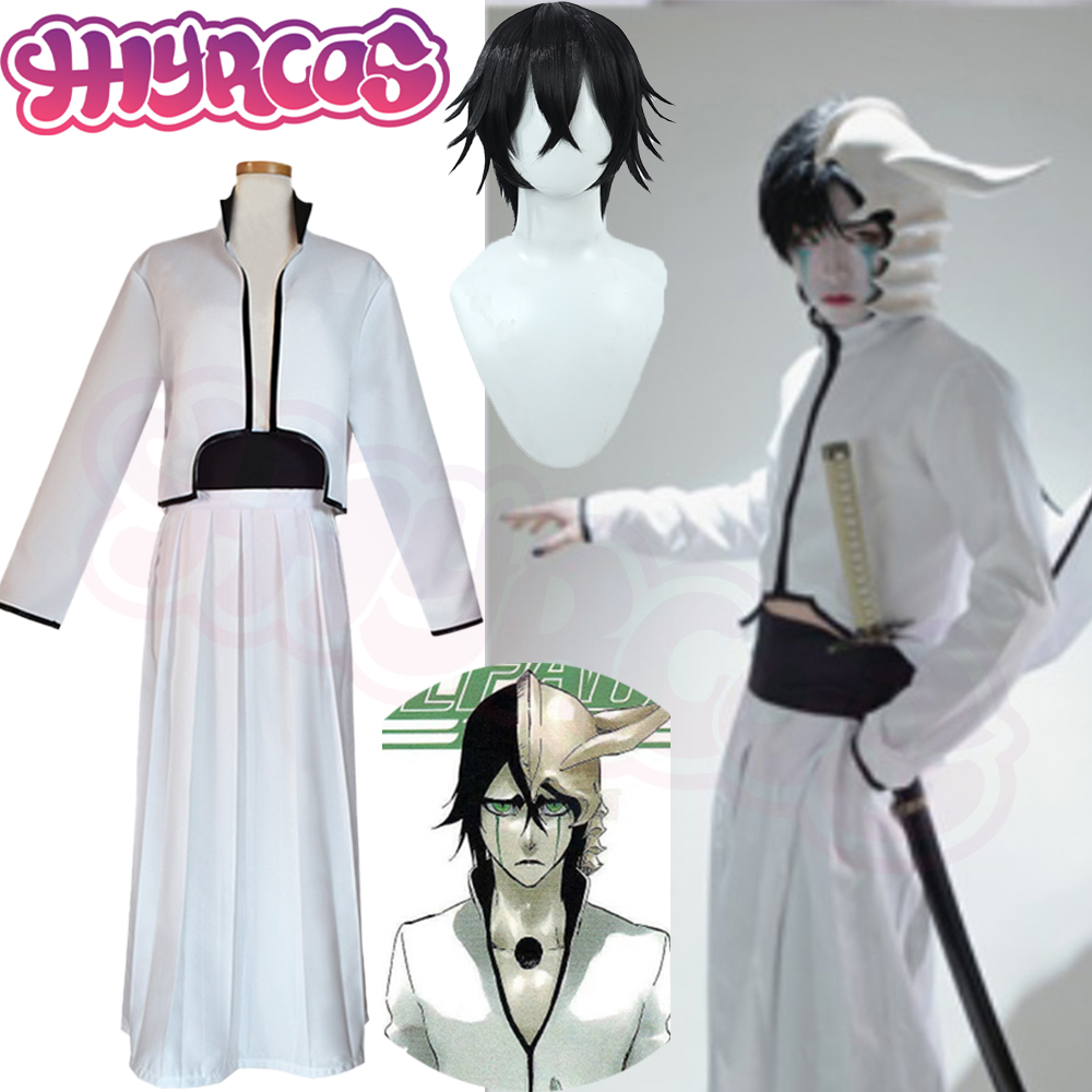 Bleach Captain Coat - Anime Bleach Ulquiorra's Cosplay Costume Ulquiorra