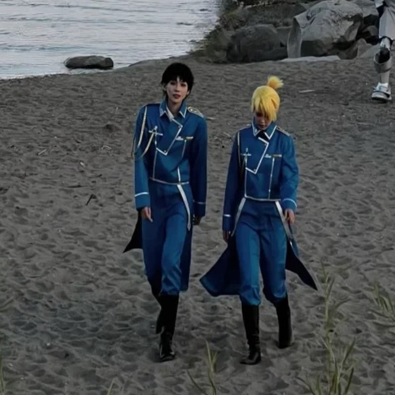 Roy Mustang Cosplay Anime Full – Fullmetal Alchemist Coat recenzja i cena