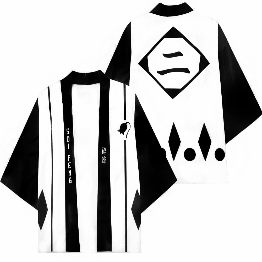 Japoński Harajuku Kimono Anime – Bleach Captain Coat recenzja i cena