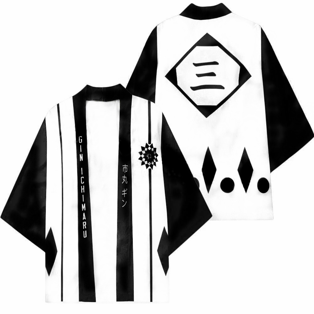 Japoński Harajuku Kimono Anime – Bleach Captain Coat recenzja i cena