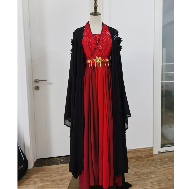 Kostium Hanfu Jiu Jingyi w kol – Anime Cosplay Red recenzja i cena