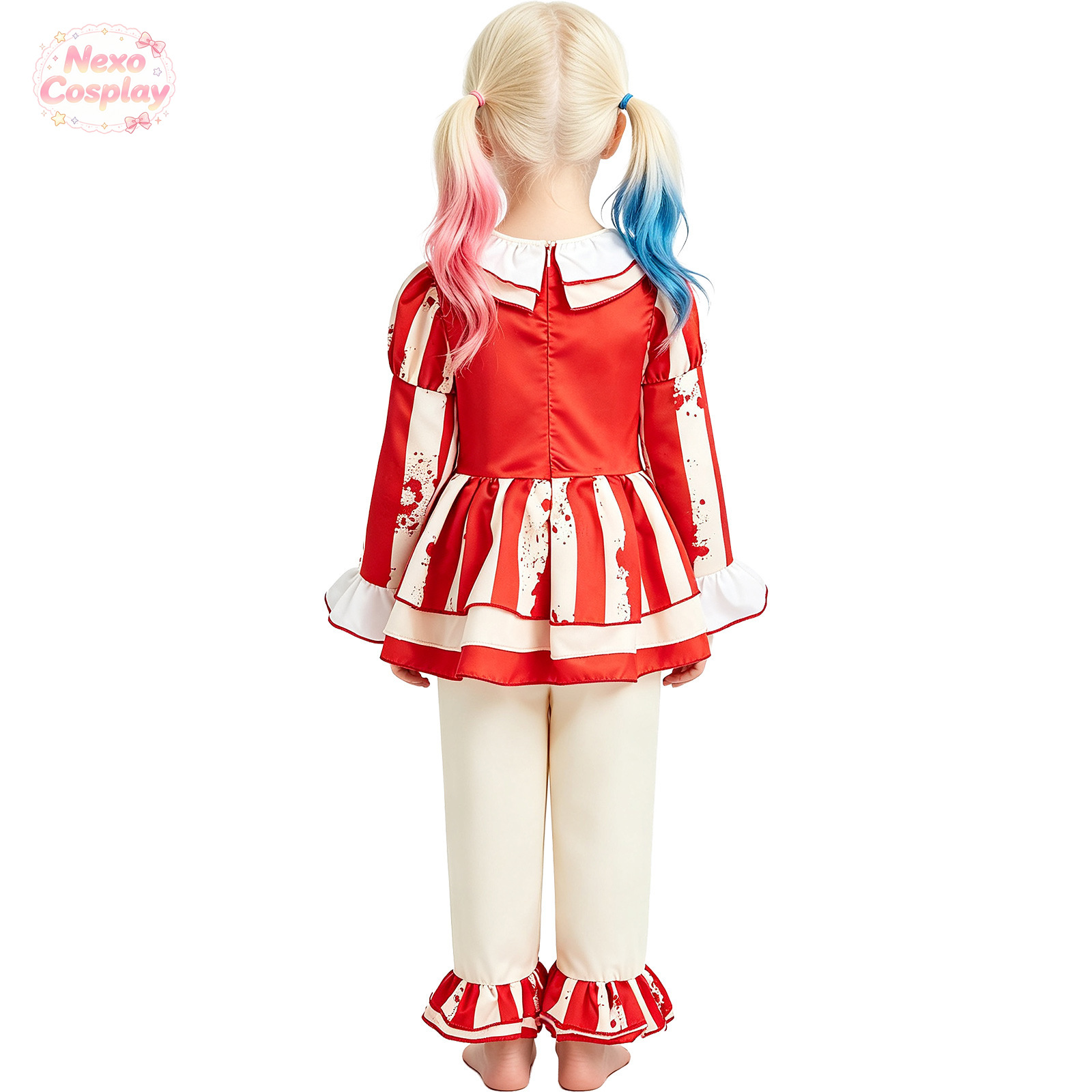 Dziecięcy czerwono-biały strój – Anime Cosplay Red recenzja i cena