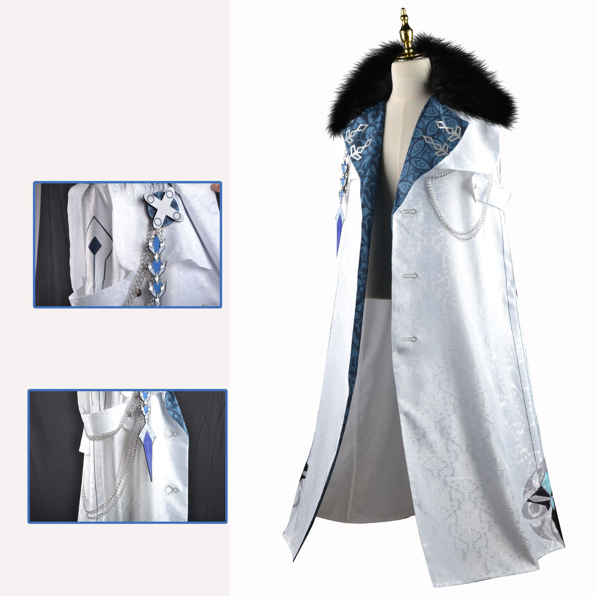 Fatui Harbinger Cosplay Costum – Bleach Captain Coat recenzja i cena
