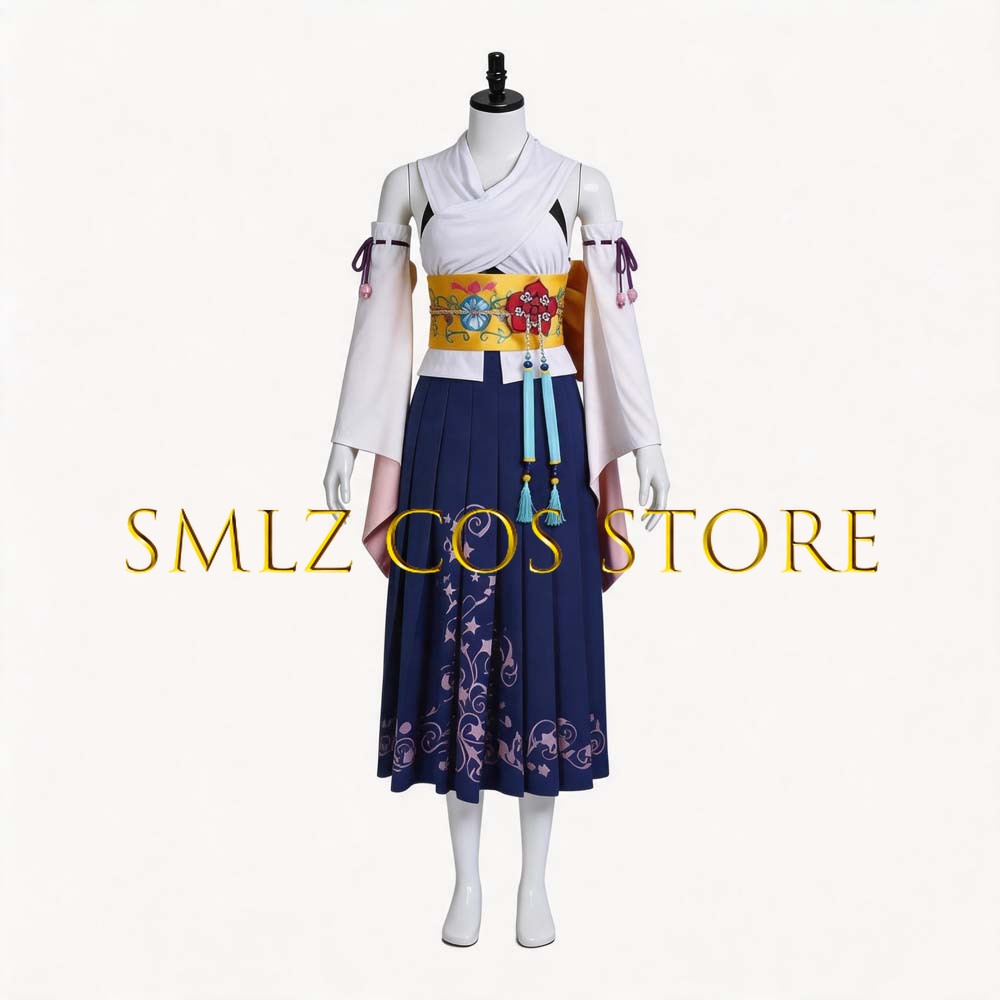 Smlz FFX Yuna Cosplay Anime FF – Anime Cosplay Female Characters recenzja i cena