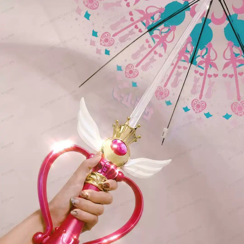 Świecący parasol Sailor Moon,  – Sailor Moon Wand recenzja i cena