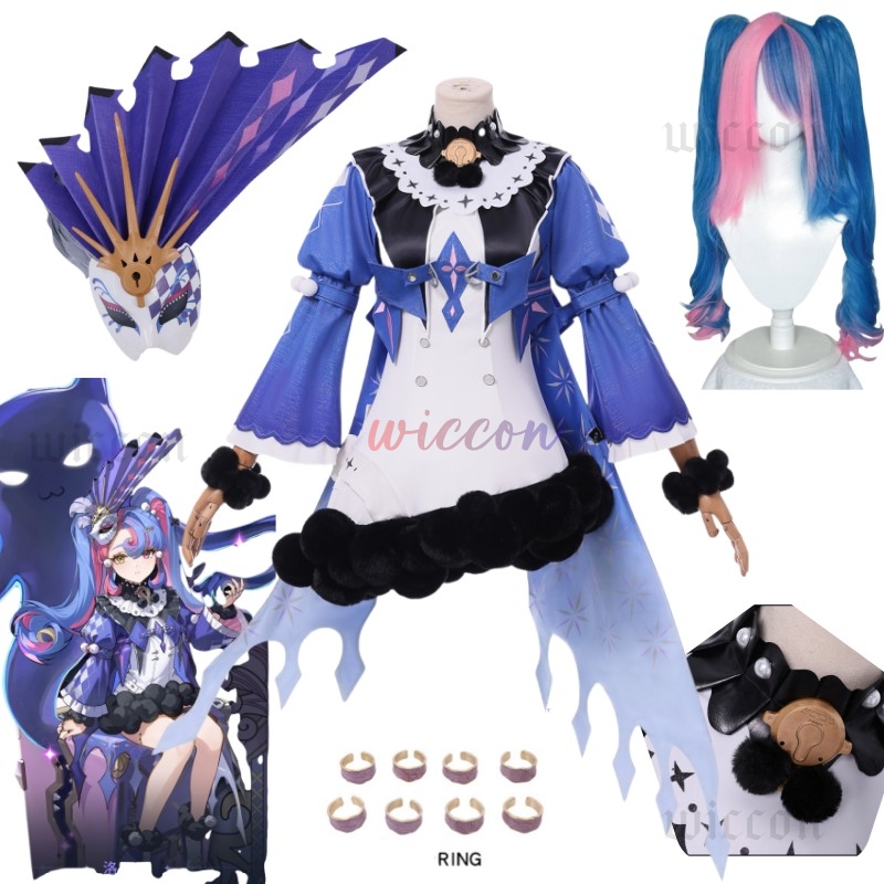 Peruka, strój, nakrycie głowy, – Anime Cosplay Japanese Girl recenzja i cena