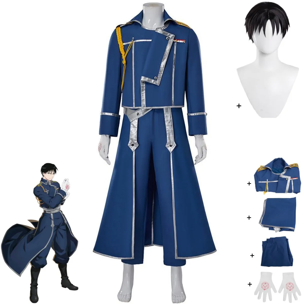 Niebieski Mundur Wojskowy Płas – Fullmetal Alchemist Coat recenzja i cena