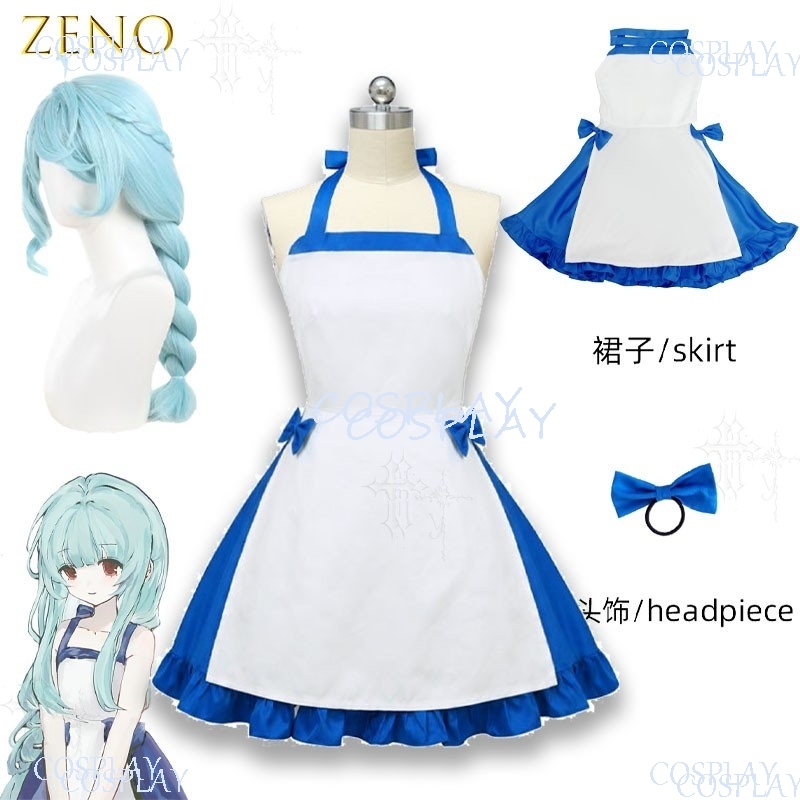 Niebieski Halloweenowy Pełny S – Zenos Anime Cosplay recenzja i cena